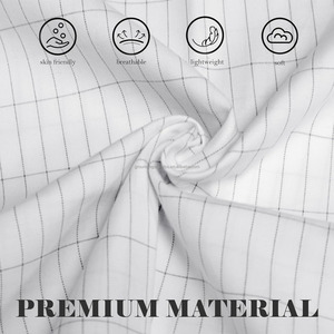 Drap de lit de mise à la terre 60x265cm, <span class=keywords><strong>housse</strong></span> de matelas pour un meilleur sommeil, soulagement de l'anxiété, bien-être naturel, literie - Product Image 3