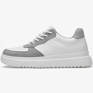 Sneakers Casual in Pelle con Rialzo Interno da 6cm, 8cm, 10cm, Stile Sportivo, Numeri 36-44 - Scarpe Sportive con Aumento di Altezza, Vendita Calda - Product Image 5