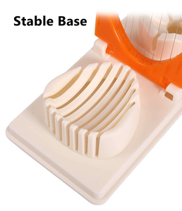 Manjia thiết kế mới bằng thép không gỉ trứng cắt hai-in-one đa chức năng trứng <span class=keywords><strong>Slicer</strong></span> Hướng dẫn sử dụng đôi Đầu chia trứng - Product Image 6