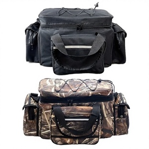 Sac à dos de pêche à deux couches, bandoulière extérieure en polyester, grande capacité 30L, polyvalent - Product Image 3