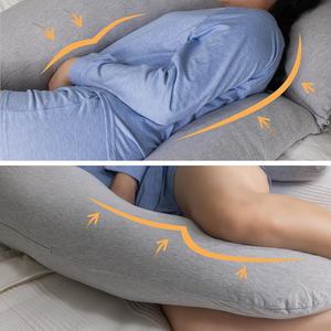 Cuscino grigio per maternità a forma di U e Must per la <span class=keywords><strong>gravidanza</strong></span> per dormire - Product Image 4