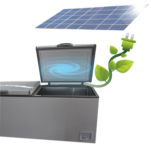 <b>12V</b> <b>DC</b> Double Door Solar Powered Refrigerator Chest Deep Freezers with Battery Powered - Product Image 4