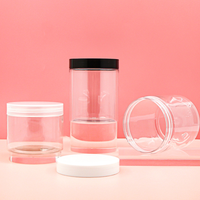 Bouteilles Distributrices de Crème et de Lotion en Stock, 100 à 500 ml, Pots Vides pour Gommages, Pots en Plastique PET pour Boue Nettoyante