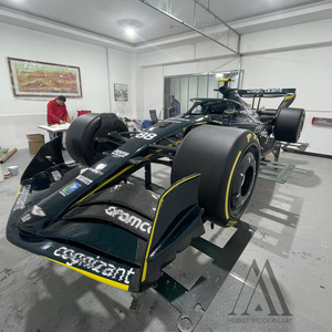 Statua di Supercar in Vetro Temperato Verde <span class=keywords><strong>Classico</strong></span> per Lounge VIP ed Esposizione Aziendale per Concessionari Auto, Stampa 3D di Lusso F1 - Product Image 2