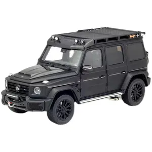 AR 1:18 Adventure Edition 2020 Matte Black Mercedes-Benz G63 Diecast Simulation Alloy Car Model Toy Gift Toy Vehicles