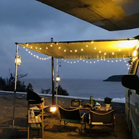 Auvent de voiture en alliage d'aluminium avec design imperméable quatre saisons pour le camping nocturne en tout-terrain