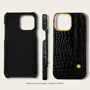 Mới Sang Trọng Da Cá Sấu Mô Hình Da Điện Thoại Di Động Trường Hợp Bìa Với Xử Lý Đối Với iPhone 13 Pro Max - Product Image 2