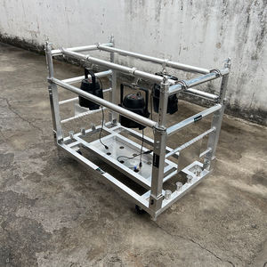 Carrito de carro de transporte de peso ligero de aluminio plegable de altura ajustable de kkmark para accesorios de iluminación - Product Image 5