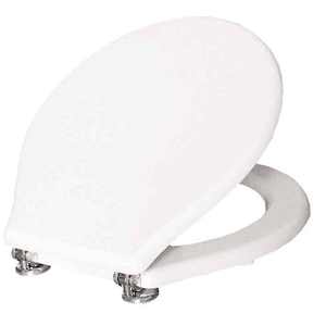 Asiento de cierre normal Montebianco en asientos de inodoro de poliesteno - Product Image 1