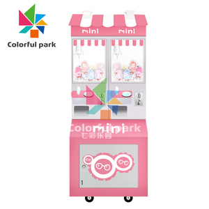 Colorido Parque garra máquina de la grúa para la venta Cubo de <span class=keywords><strong>rubik</strong></span> mini máquinas de garras de juguete máquina de la grúa - Product Image 1
