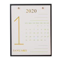Table en acrylique avec calendrier, petite Table sur pied, pour bureau, année 2022, 2022 — 2022