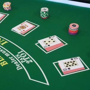 도박 속도 펠트 접이식 블랙 잭 텍사스 홀덤 테이블 카지노 레저 카드 게임 도미노 블랙 잭 테이블 - Product Image 4