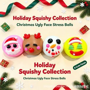 Nouveau Cadeau de Noël : Jouet Squishy Visage de Chien Smushers en PU à Rebond Lent – Coffret Cadeau - Product Image 5