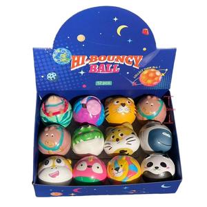 Vente en gros de balles rebondissantes en PU en forme d'animaux, jouets en plastique pour enfants de 5 à 13 ans, unisexe - Product Image 1