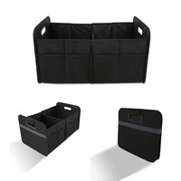 Organisateur de coffre de voiture pliable, boîte de rangement pour siège, en tissu Oxford, style minimaliste, accessoire automobile transfrontalier pour le tri