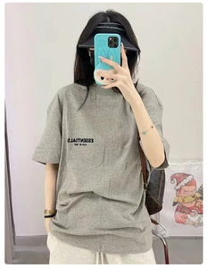Chất Lượng Cao Mùa Hè Đồ Họa Cắt T-Shirt Cho Nam Giới 100% Cotton Lỏng Quá Khổ Cao Phong Cách Đường Phố Thêm Lớn Căng Trống Thiết Kế - Product Image 3