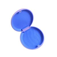 Boîte à prothèses dentaires personnalisable Sandradt SD-pd avec logo, étui en plastique pour aligneurs orthodontiques, étui multifonctionnel pour l'hygiène buccale invisible