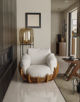 Rétro français américain luxe bois massif griffe de chat tissu canapé-lit ensemble lumière luxe Design petit appartement salon Villas