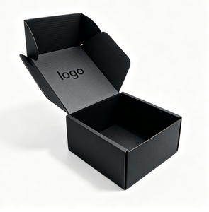 Caja Rectangular Rígida Negra con Logotipo UV Personalizado, Empaque de Regalo de Alta Gama - Product Image 3