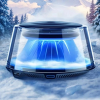 Diffuseur d'Aération Personnalisé de Luxe, Flacon Intelligent, Désodorisant de Voiture, Aromathérapie, Parfum Océanique Fait Main avec Machine à Drift