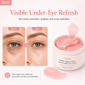 Maschera per <span class=keywords><strong>Occhi</strong></span> PDRN a Marchio Privato, Peptide Rosa Vita, Schiarente e Idratante, Riparazione Rughe Sottili, Cura della Pelle Coreana - Product Image 4