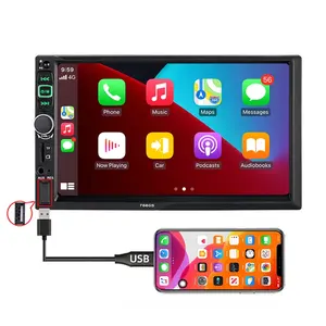 7660S Touch Screen 7 Inch 2 Din Carplay MP5 Stereo Auto Audio Radio Speler