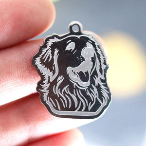 Collar de <span class=keywords><strong>perro</strong></span> de montaña Qiandi Happy Pyrenees, joyería de dibujos animados para mujer, amante de las mascotas, colgante de animales, accesorios de bricolaje - Product Image 2