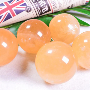 Offre Spéciale sphères de cristal spirituel jaune naturel poli <span class=keywords><strong>Orange</strong></span> <span class=keywords><strong>Calcite</strong></span> boule d'énergie cristal miel <span class=keywords><strong>Calcite</strong></span> pour la décoration - Product Image 3