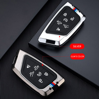 Étui de protection pour clé de voiture en alliage de zinc et gel de silice pour Corvette C8 Coupé Chevrolet C7 ZR1 Z06, porte-clés, accessoires de sac