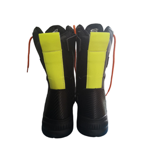 Bottes de sauvetage sans lacets pour homme, chaussures de sécurité fiables, baskets de travail pour pompier - Product Image 3