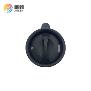 Jin Zhi Rotating Lid Ceramic Water <b>Cup</b> Plastic Lid Glass PP <b>Cup</b> Lid Food Grade Seal Leak Proof Travel Use - Product Image 2