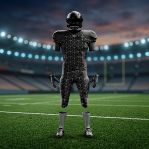 Men's American Football <b>Pants</b> Sublimated Customized Team Name <b>Padded</b> Fitted Moisture Wicking Elastic Waist All Short Front - Product Image 2