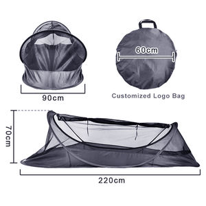 Tente de camping individuelle pliable et imperméable en polyester pour la randonnée en plein air, avec <span class=keywords><strong>moustiquaire</strong></span> intégrée – Offre spéciale - Product Image 5