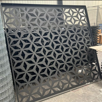 Panneaux de clôture en aluminium découpés au laser sur mesure, écran décoratif d'intimité, cloison murale extérieure pour jardin, villa, hôtel