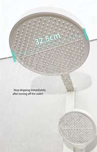 Robinet de baignoire chromé à poignée unique de haute qualité, design moderne, barre coulissante, installation facile, finition polie, jet de pluie, fonction pause, doux - Product Image 2