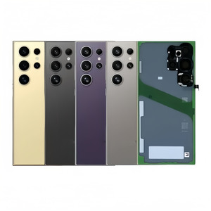 Coque arrière de téléphone portable, verre de remplacement, composants, colle étanche et cadre d'objectif d'appareil photo pour Samsung S24 Ultra - Product Image 1