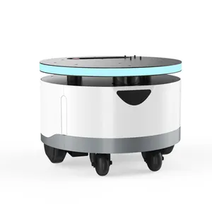 Robot di nuova tecnologia Base tonda telaio Robot senza conducente apri Sdk navigazione automatica telaio intelligente Robot universali