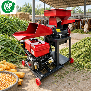 Broyeur <span class=keywords><strong>à</strong></span> fourrage diesel portable, machine <span class=keywords><strong>à</strong></span> pulper l'herbe, broyeur de céréales, broyeur de paille pour l'alimentation animale, pour usage agricole - Product Image 3