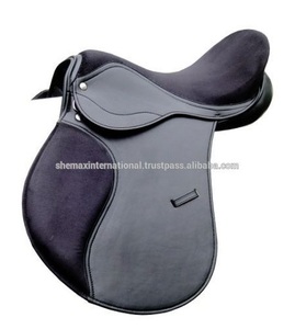 Sillín Shemax Horse Sintético Negro Ajuste Medio Calidad Premium 17,5" - Product Image 3