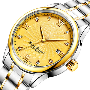 Relojes automáticos de cuerda automática de lujo 146A, relojes mecánicos clásicos para hombre OEM ODM con fecha automática, <span class=keywords><strong>gran</strong></span> precio - Product Image 1