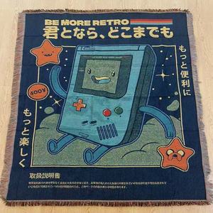 ผ้าห่มผ้าทอลายอะนิเมะผ้าห่มทอจากผ้าแจ็คการ์ดสีสด - Product Image 4