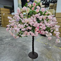 Pohon Bunga Sakura Buatan 6 kaki, Set Bunga Sakura Buatan, Tanaman Rambat 7 kaki, 8 kaki, 9 kaki, 10 kaki, Tanaman Buatan