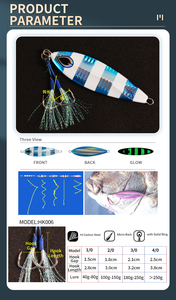 TEASER J140g-250g modello di <span class=keywords><strong>esca</strong></span> per Jigging a passo lento <span class=keywords><strong>con</strong></span> <span class=keywords><strong>esca</strong></span> per lancio lento <span class=keywords><strong>con</strong></span> <span class=keywords><strong>esca</strong></span> per <span class=keywords><strong>pesca</strong></span> in metallo <span class=keywords><strong>con</strong></span> gancio di assistenza <span class=keywords><strong>artificiale</strong></span> - Product Image 2