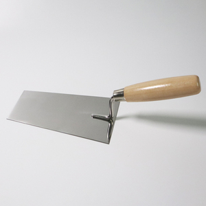 เกรียงด้ามไม้เกรดแบบทำมือคุณสมบัติปลายแหลมใบมีดเหล็กคาร์บอนสำหรับงานปะคอนกรีตและงานก่ออิฐ - Product Image 3