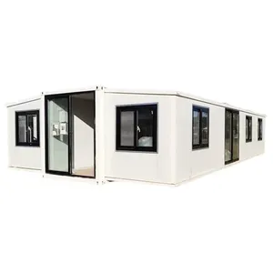 20ft 40 ft Prefab Double Wing Folding expandable Room fully furnished