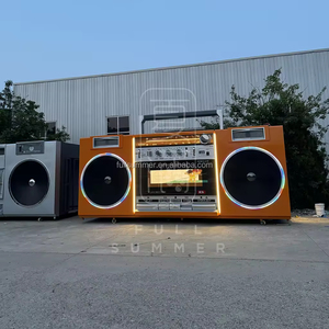 Fullsummer Giant Radio Coffee Shop Tienda de té de la leche Casas prefabricadas creativas Resort Space Giant Radio Capsule House - Product Image 2