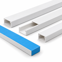 Goulotte de câblage en PVC 50x50mm pour laboratoires informatiques et salles de formation dans les aménagements de bâtiments éducatifs