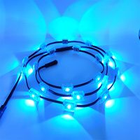 Kit d'éclairage permanent DMX Pixel Light pour gouttières, points lumineux colorés, éclairage de Noël extérieur permanent blanc RGB LED