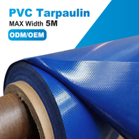 Rouleau de bâche enduite de PVC ignifuge et résistante aux UV, matières premières durables pour tentes et auvents d'extérieur