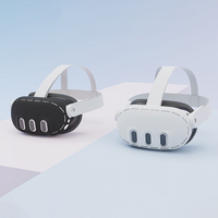 Étui pour casque VR Meta Quest 3 - Étui de protection en silicone durable